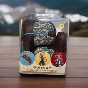 Ariat Lil' Stompers Baby Cowboy Boot Size 3 Western Cactus Comfort 6-9 M